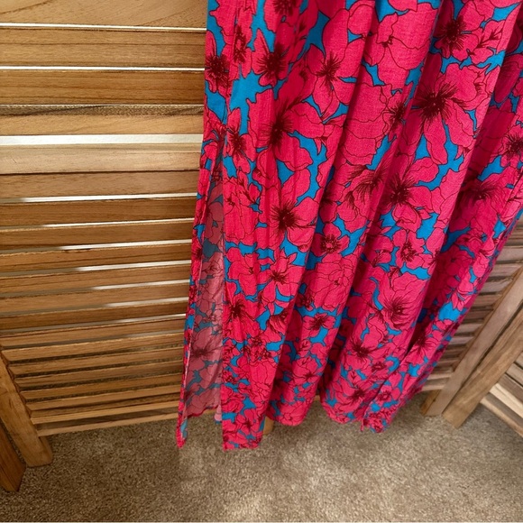 Xirena Cotton Floral Halter Neck Midi Dress size XS - Picture 5 of 7